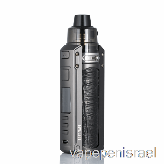 חד פעמי Vape Israel Lost Vape Ursa Quest 100w Pod Mod Kit Gunmetal/עור בולט